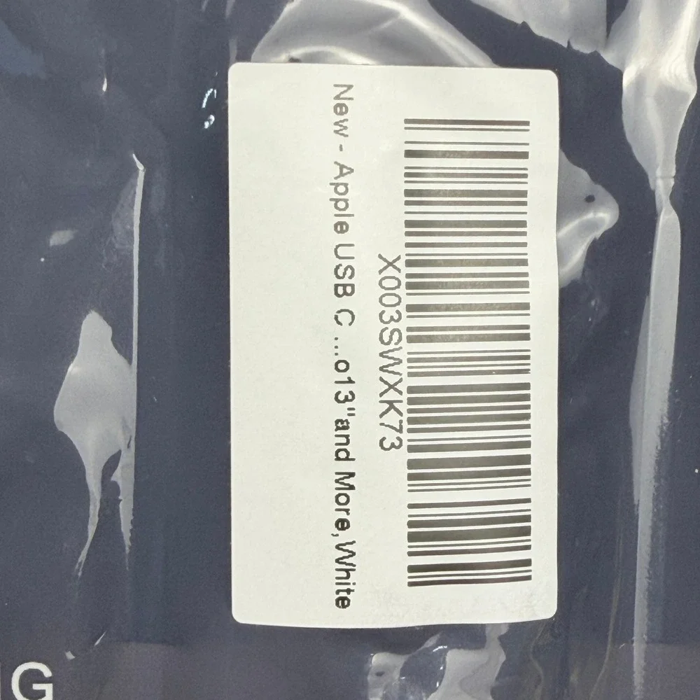 Apple USB-C Charge Cable 3-Pack White Power Sync Data Transfer New